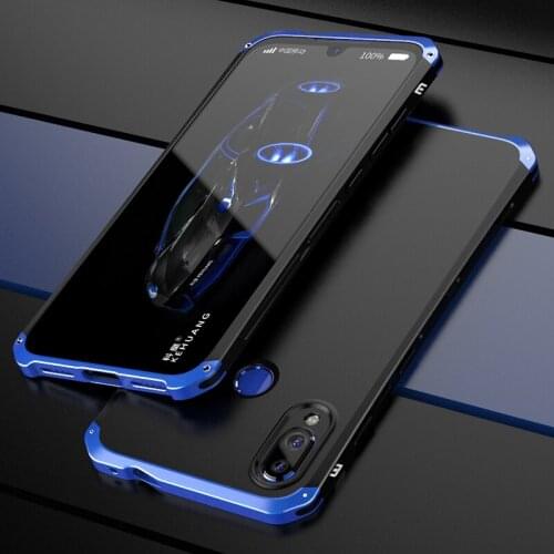 Luxury Shockproof Case For Xiaomi Redmi Note 7 Pro Case Slim Hard Aluminium & Hybrid Pc Case For Xiaomi Redmi Note 7 6 PRO Cover