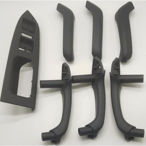 SKTOO 7pcs for vw Touran Dark gray door handle inside door handle armrest cover lifter switch box