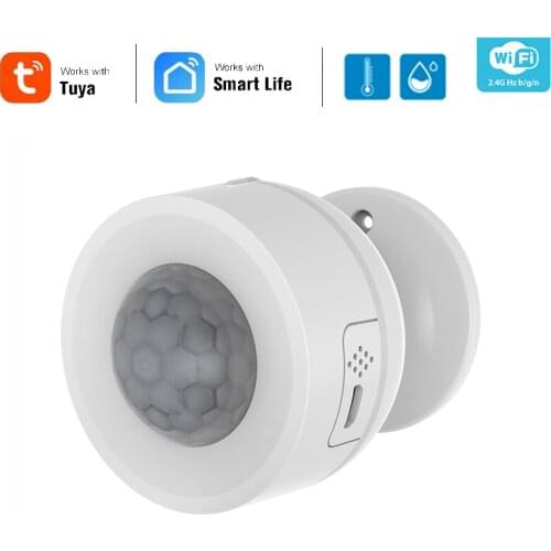 NEO Coolcam Smart PIR Motion With Temperature Humidity Sensor Wifi USB Charge Motion PIR Detector For Smart Home Automation