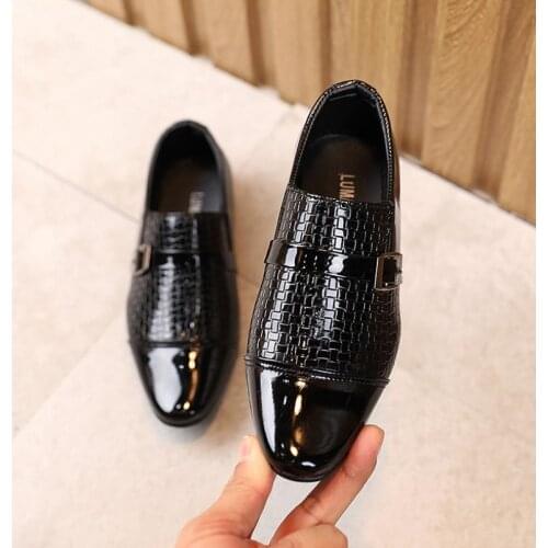 Kids Patent Leather Shoes Baby Girls Toddler Shoes Children Fashion Boys Oxford School Shoes Platform Flats Spring Autumn