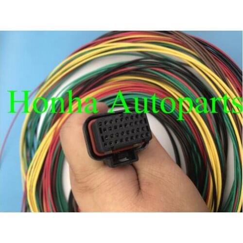 High quality wire harness Motec/Haltech ECU 34 PIN Female DTA S60 & S80 wire harness Connector with Terminal EM4/48