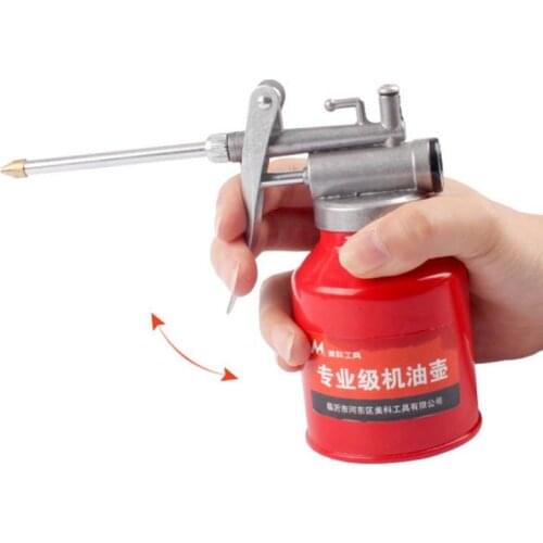 250/300/500ml Transparent Oil Can Oiler Lubrication Oil Plastic Machine Pump High Pressure Pump Oiler Grease Gun Car Accessories