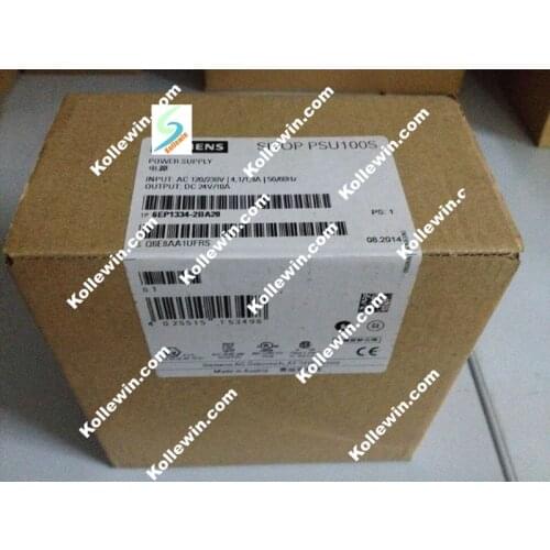 6EP1334-2BA20 Original NEW SIMATIC SITOP PSU100S 6EP1334 2BA20 24 V/10 A STABILIZED POWER SUPPLY INPUT: 120/230V AC 6EP13342BA20