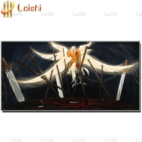 Home art Diamond Painting Descendants of the Fallen Angel Wings 5d DIY Diamond Embroidery Square Round Diamond Mosaic rhinestone