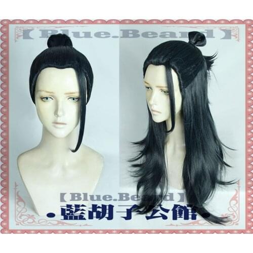 Anime Jujutsu Kaisen Cosplay Kugisaki Nobara Wig Heat Resistant Synthetic Black Halloween Party Hair + Free Wig Cap
