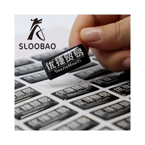 Free shipping 1000pcs Customized Various Decorative Custom 3d Self Adhesive Crystal epoxy sticker