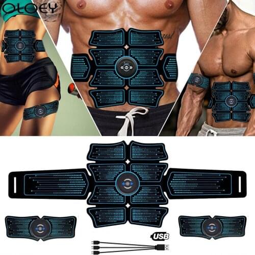 Electric Press Simulator Massager ABS Abdominal Muscle Trainer Sports Gym Home Exercise Fitness Equipment Training Apparatus