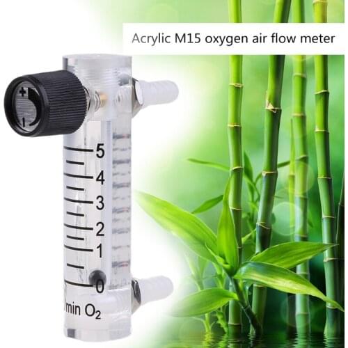 Gas Regulator LZQ-3Flowmeter 0-3LPM Flow Meter with Control Valv-e for Oxygen/Air/Gas
