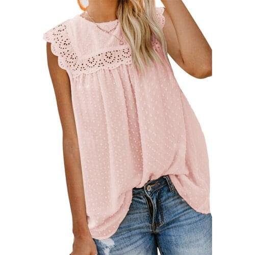 IOWBFNYS Openwork Blouses