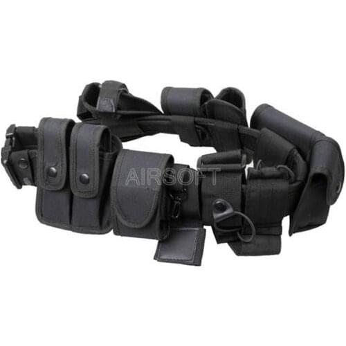 Multifunctional Police duty belt Airsoft Tactical Belts Outdoor Training Military Belts with 10 Holster Magazine Pouch Set