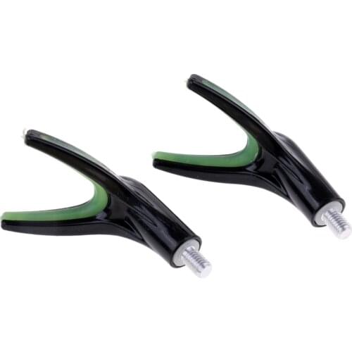 Pack of 2Pcs Fishing Rod Rest Butts Head Carp Coarse Fishing Rod Gripper Holder Rests Butts 8mm Thread