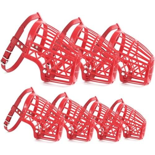 3 Kinds Colors Fashion Pet Dog Muzzles Environmental Protection Rubber Dog Cover for Puppy and Medium Dog Pet Supplies XS-XXXL