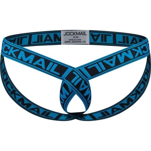 JOCKMAIL2022 New Sexy Mens Underwear Gay Jockstraps Sissy Thongs Boy G-string T-back Shorts