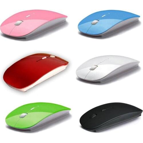 Optical Wireless Mouse 2.4G Receiver Ultra-thin Mouse for Computer PC Laptop Desktop Keyboards Mouse For PC Laptop Gamer Office