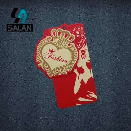 Wholesale Customize Letters Logo in Font Hang tag Logo Garment Label with free string customized Hang tags GT024