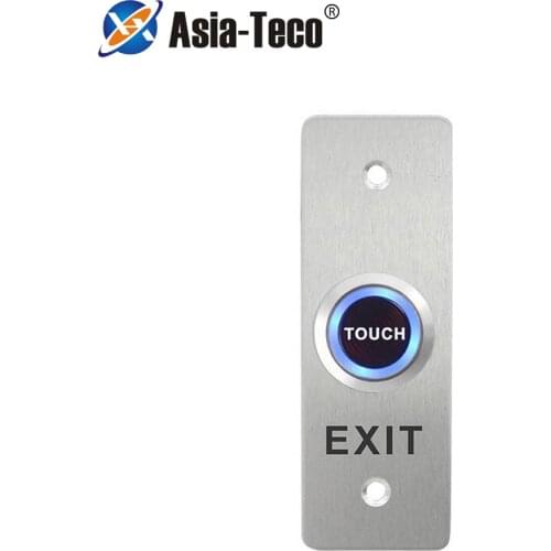 Stainless Steel Door Bell Switch Infrared No Touch Panel For Access Control Electric Lock Door Exit Push release Button NO/NC/CO