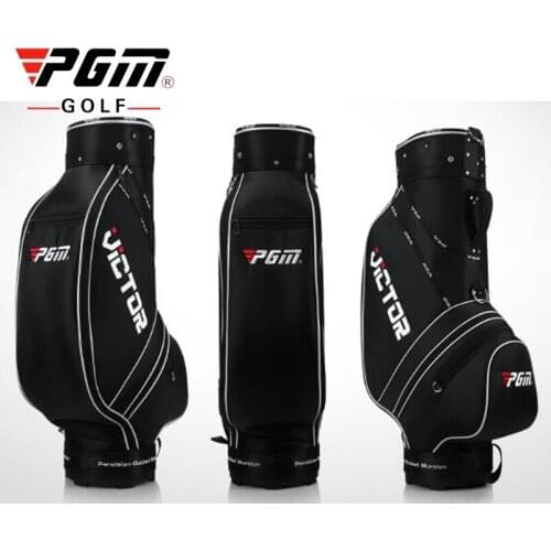 Pgm Waterproof Complete Golf Set Bag Standard Golf Bags High Capacity Golf Training Package Black Color D0072