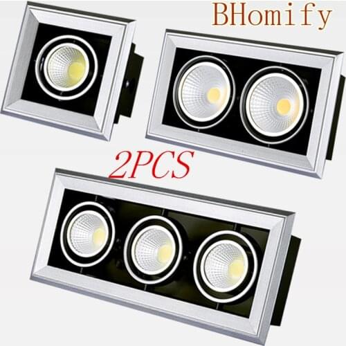 LED Downlights COB 10w 20w 30w AC85-265V Surface Mounted dimmable LED Ceiling Lamp Spot Light square Rotation LED Downlight