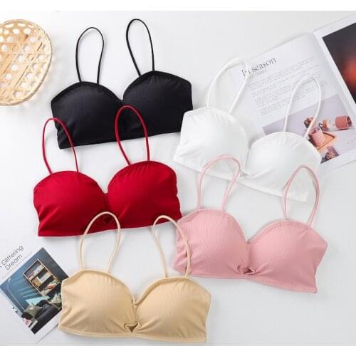 Women Tube Tops Female Tank Crop Top Fashion Hollow Sleeveless Cami Solid Color Sexy Backless Bandeau Top