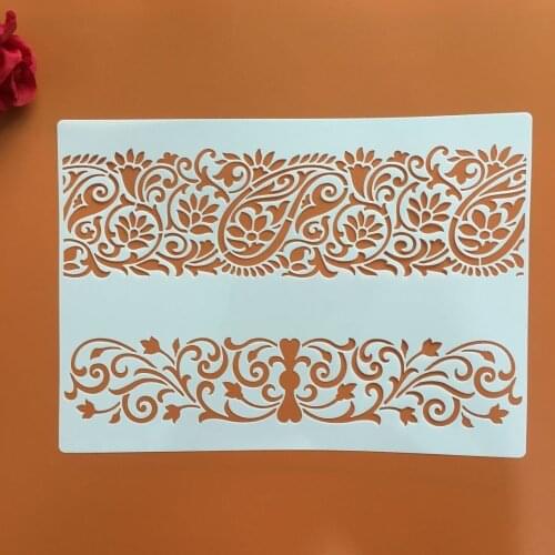 A4 29 * 21cm Mandala flower DIY Stencils Wall Painting Scrapbook Coloring Embossing Album Decorative Paper Card Template,wall