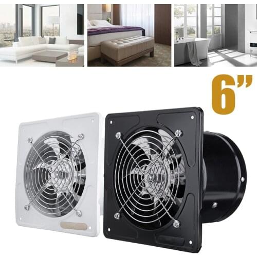 6 Inch Exhaust Fan 220V Ceiling Window Fan Waterproof Extractor Exhaust Ventilation Pipe Fan Bathroom Kitchen Air Cleaner Fan