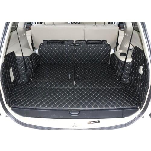 High quality! Special car trunk mats for Mitsubishi Pajero Sport 7 seats 2015-2008 waterproof cargo liner mats boot carpets