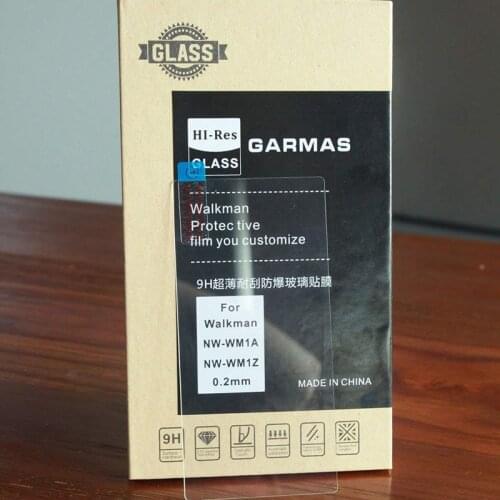 Tempered Glass Screen Protector Film For Sony NW-WM1Z WM1Z NW-WM1A WM1A + Dust Plug