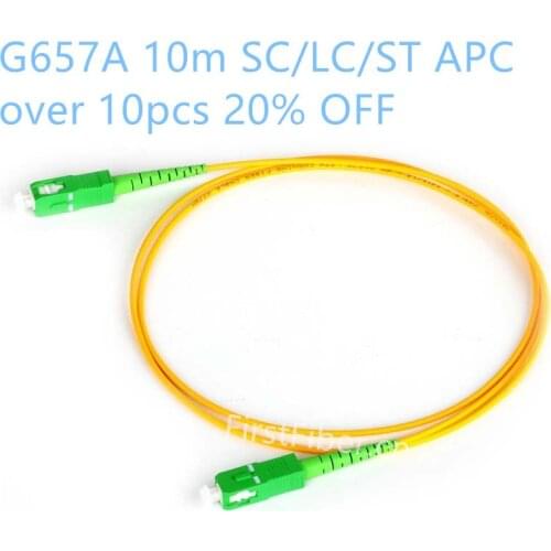 10m SC LC ST APC to SC LC APC Fiber Patch Cable, fiber Patch Cord Simplex 2.0mm PVC fiber jumper
