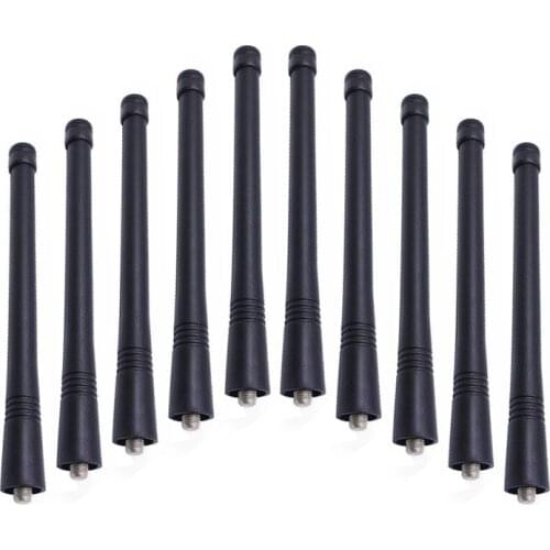 10pcs VHF 136-174Mhz Moto Style Antenna for MOTOROLA GP328 GP338 GP68 gpP88 GP88S GP300 CP200 EP350 EP450 HT1250 Walkie Talkie