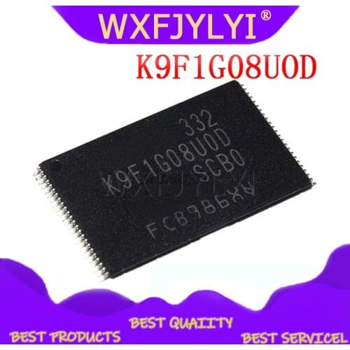 2pcs K9F1G08UOD K9F1G08UOD-SIBO K9F1G08 TSSOP 128M x 8 Bit / 256M x 8 Bit NAND Flash Memory