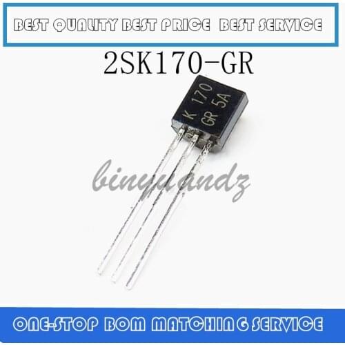 20PCS~100PCS 2SK170 2SK170-GR TO-92