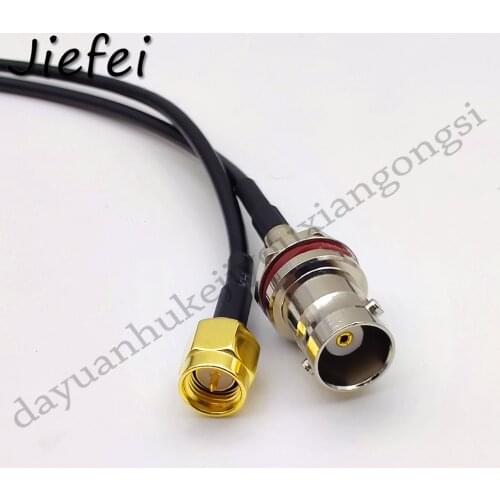 20pcs BNC female TO SMA male Coax RG174 Cable New