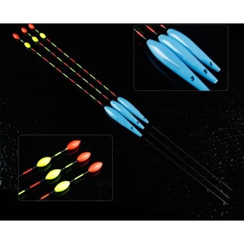 3Pcs/lot Fishing Float Vertical Buoy Flotador Pesca Bobber Fishing Accessories Tackle Wood Float 1# 2# 3