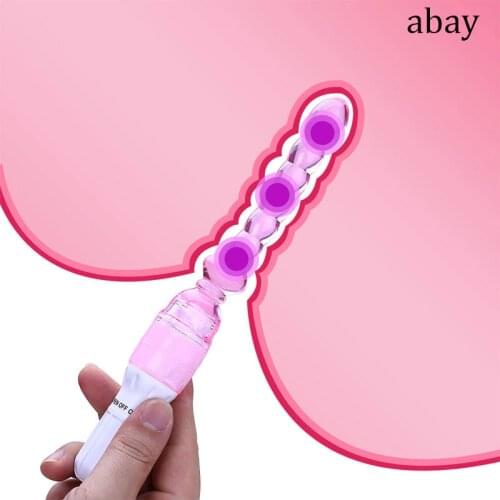 Jelly Anal Butt Plug Vibrator Sex Toys For Women Men Coples Adult Toy Dildo Vibrator Stick Powerful Anal Beads Erotic Vibrating