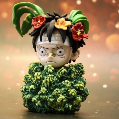 Anime One Piece childhood Grass Luffy PVC Statue Figure Collectible Model Toy