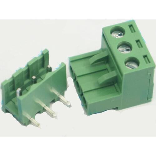 Free shipping 100PCS [3P curved needle ] 2EDG5.08-3PL Terminals 5.08mm pitch pluggable corner