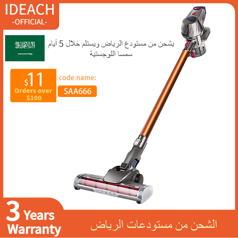 Powerful Wireless Handheld Vacuum Cleaner Dual Motors 10kPa Home Car LED Mi Electric Sweeper Cordless Remove Mites Dust Cleaner