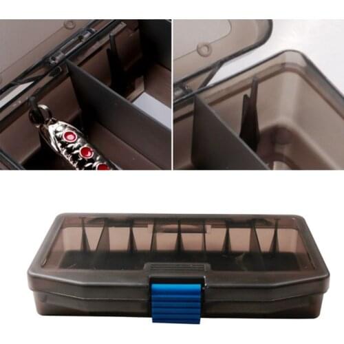 New 5 Compartment Fishing Tackle Box Bait Lure Hooks Box Bait Multi-function Storage Case Fishing Tool Tackle Sorting Case