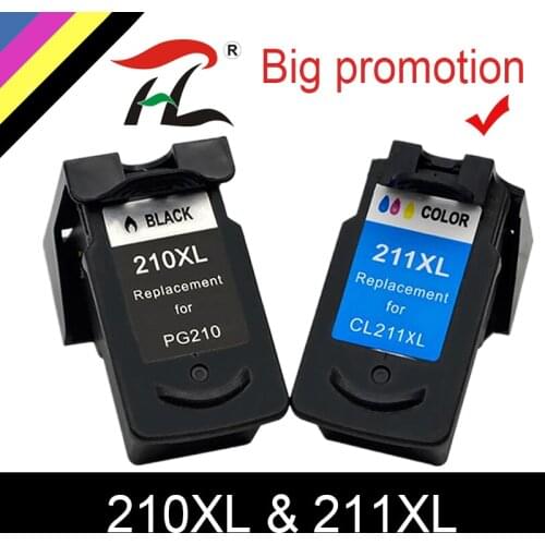 HTL PG210 CL211 PG 210 XL CL 211 XL ink cartridges for Canon PG210XL CL211XL Pixma IP2700 IP2702 MP240 MP250 MP260 MP270 printer