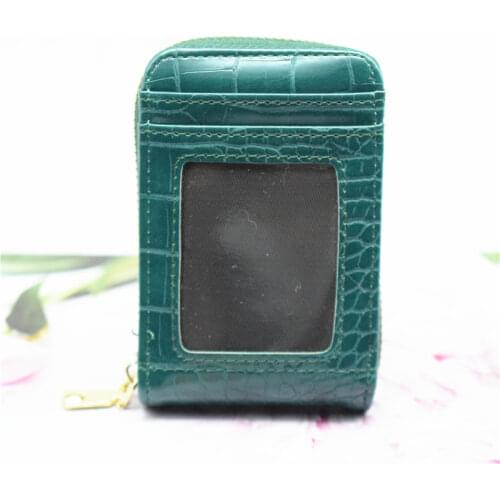 Business Card Holder Card Wallet Unisex Red/black/pink/gray/blue/green/brow Bank/ID/Credit Card Holder 11 Bits + 2 Big Positions