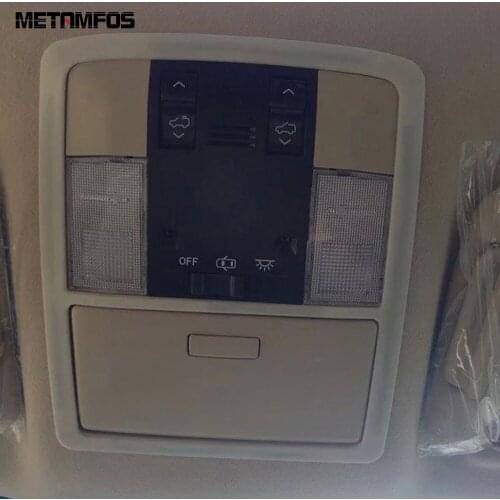 For Toyota Land Cruiser Prado J150 2010-2019 2020 Chrome Front Reading Light Lamp Cover Trim Interior Accessories Car Styling