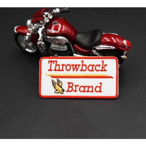 Brand Badge Embroidered Iron on Patches Motorcycle Knight Leather Vest Decoration Accessories Appliques