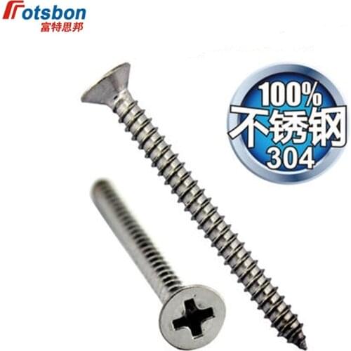 M1/M1.2/M1.4 Cross Recessed Flat Head Screw Countersunk Self-tapping Screws Stainless Steel Vis Inoxydable Parafuso Inox DIN7982