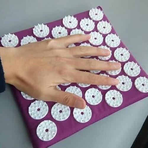 Mini massage acupuncture pad acupressure massage pad hand muscle massage yoga massage mat