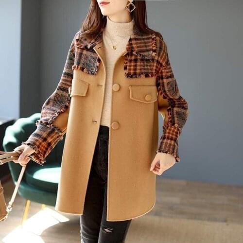 Женские твидовые пальто MLNRFZ China At AliExpress