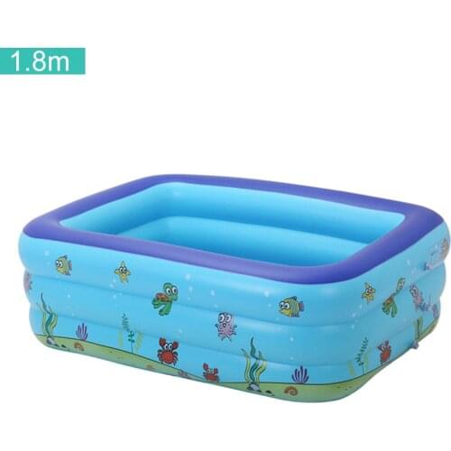 Inflatable Swimming Pool 150/180/210cm Non-toxic Smooth Lightweight Thickened Baby Bathtub Adult Bath Barrel Inflatable Pools