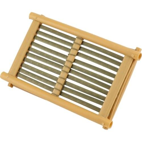 HGHO Imitation Bamboo Tray Rectangular Bamboo Row Japanese and Korean Cuisine Sushi Tray Restaurant Basket Storage Tray