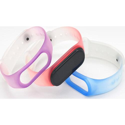 Strap For Xiaomi Mi Band 4 3 Sport Wristband Bracelet Replacement For Xiaomi Band 3 4 Wrist Colorful Strap for Xiaomi mi band 4