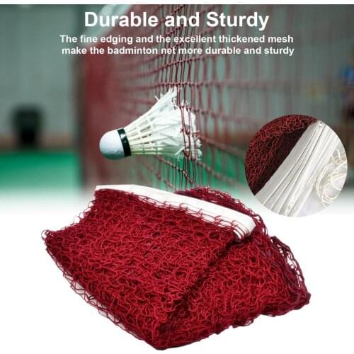 510x76cm Multi-size Portable Badminton Net Professional Sport Training Standard Tennis Net Mesh Volleyball Net Tool Dropshipping
