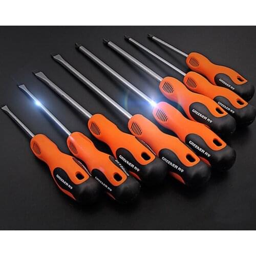 1Pc Slotted Screwdriver/Phillips Screwdriver Chrome Vanadium Steel Electrician Insulation Magnetic Cross Slotted Screwdriver